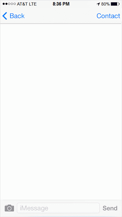 Getting store hours via text messages.